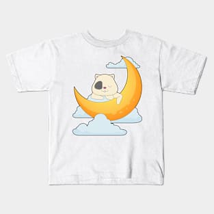 Hamster Moon Clouds Kids T-Shirt